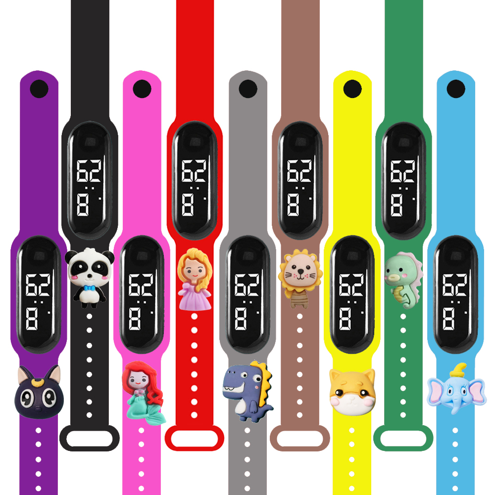 Smartwatch Watches Boys - 多色スマートウォッチ 子供用 男の子 女の子 ファッション LED