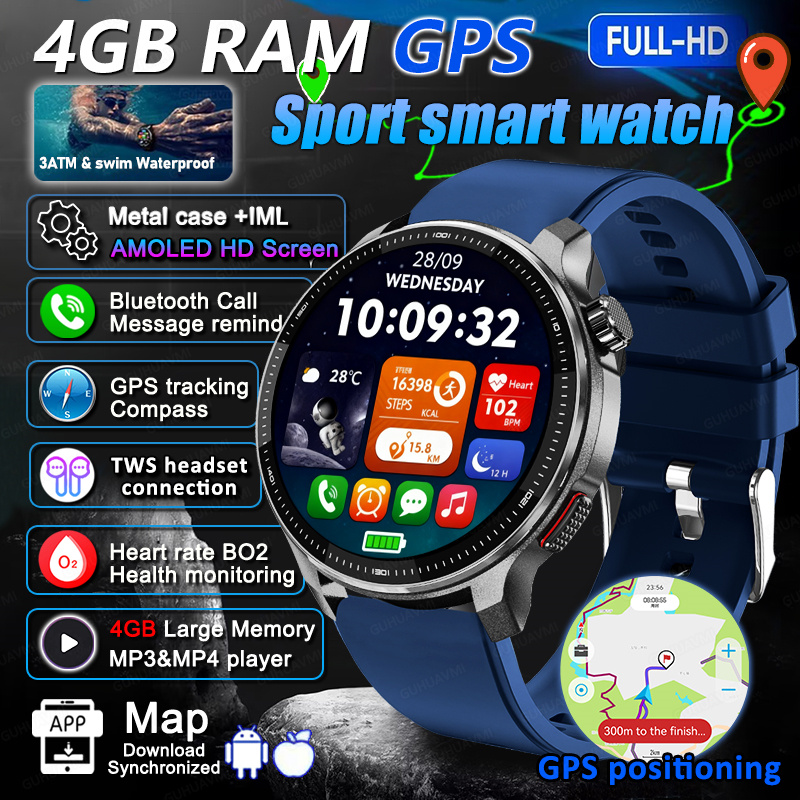 Smartwatch Watches For Sale - 2026年新作スマートウォッチ6 メンズ GPS Googleマップ アプリストア ビデオ音楽プレーヤー