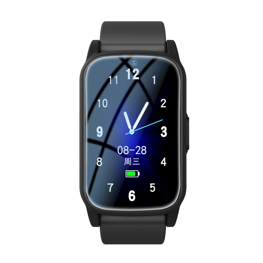 Smartwatch Watches Smart - 新型アップグレード版高齢者向けスマートウォッチS5 GPS位置情報転倒検知SOSボタン遠隔監視ビデオ通話Android IP67スクエア