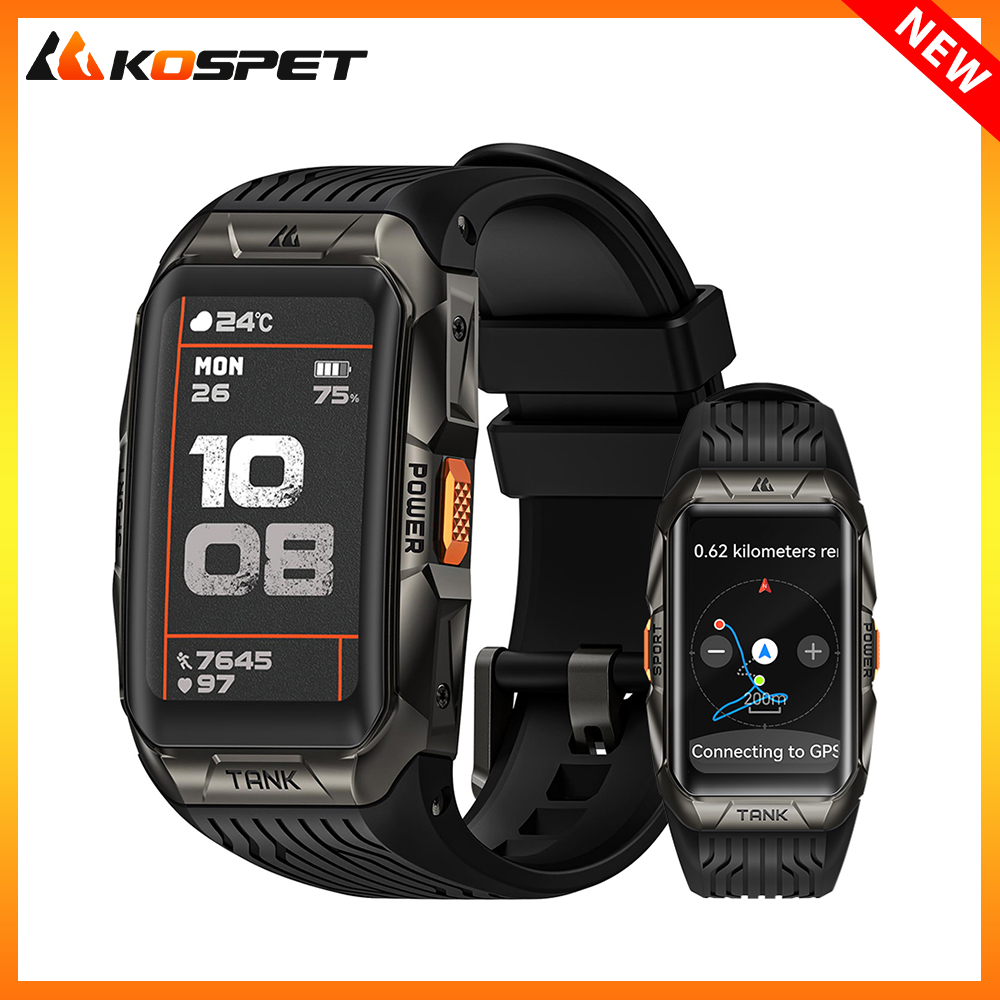 Altimeter Compass Watch - 2025 KOSPET TANK X2 ウルトラスマートウォッチ男性用 3D