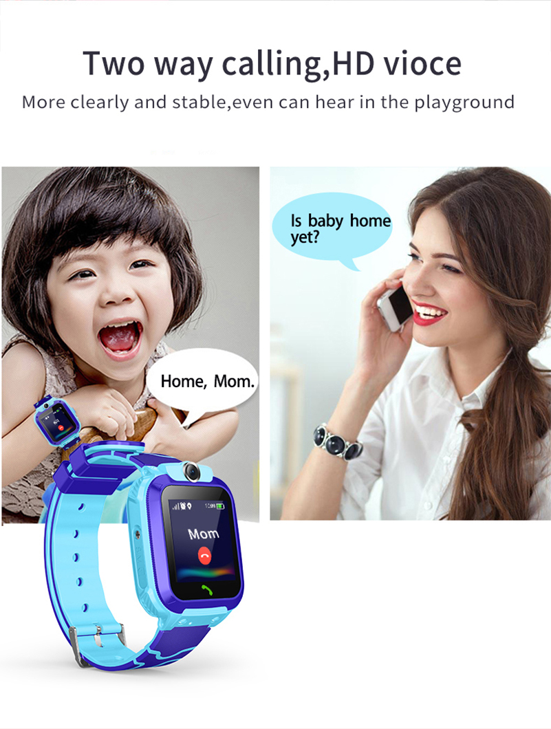 Smartwatch Watches Boys - 2026年防水スマートウォッチ子供用SOS GPS位置情報SIMカード通話カメラ付き子供用スマートウォッチ男の子女の子向けiOS Android対応ギフト