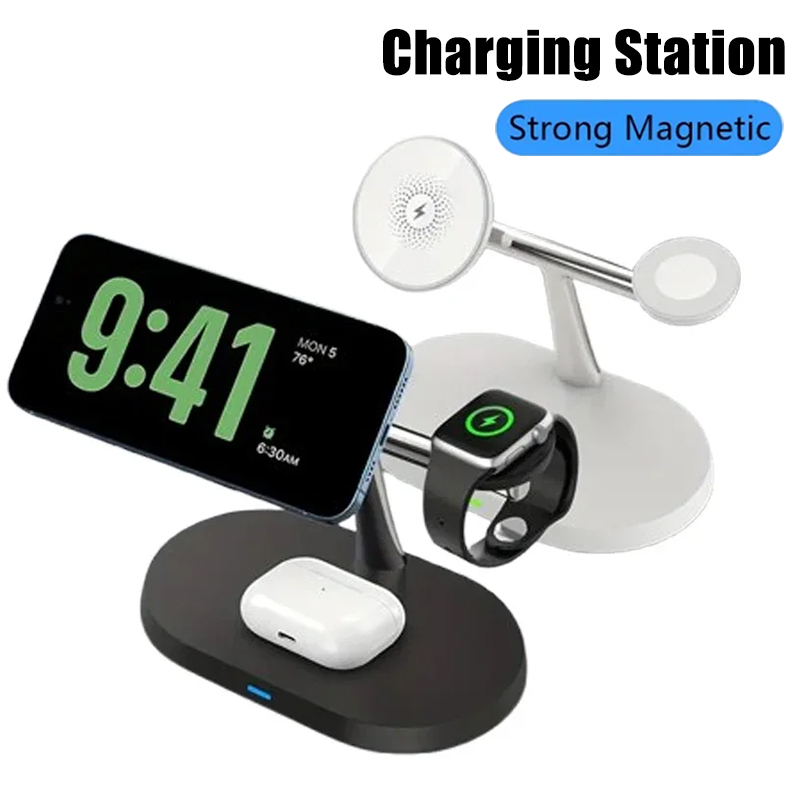 Smartwatch Watches For Iphone - 3 in 1 Opansten マグネット式ワイヤレス充電スタンド iPhone