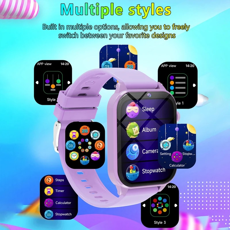 新しいスマートウォッチ子供用おもちゃ 18 ゲーム睡眠モニタ - Smartwatch Watches For 12 Year Old Boy のレビューと価格