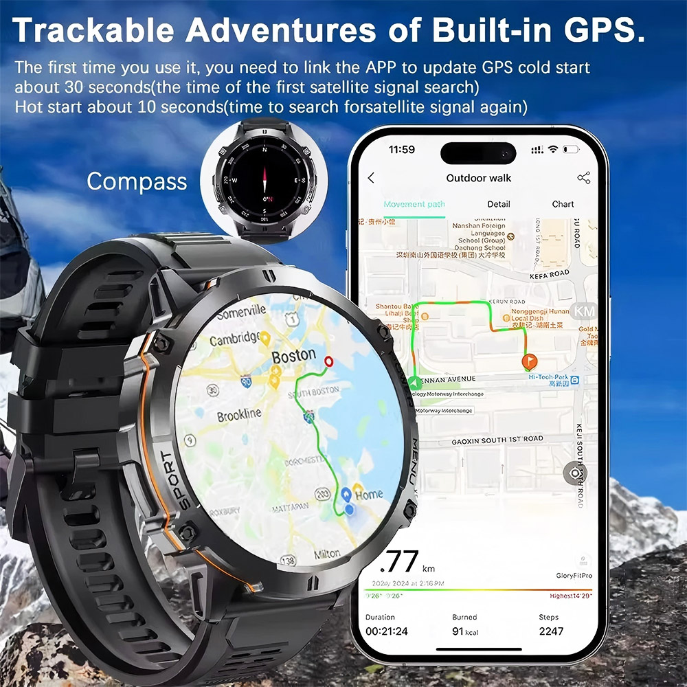 2026年新しくアップグレードされたGPSミリタリースポーツ - Altimeter Compass Watch のレビューと価格