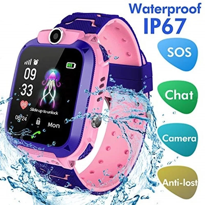 2 グラムキッズスマートウォッチ SOS コール LBS 位 - Smartwatch Watches Boys のレビューと価格