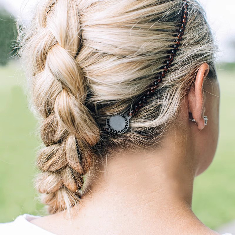 弾性ファッション電話回線ヘアバンドロープヘッドバンド女性ガー - Silicone Sport Band のレビューと価格