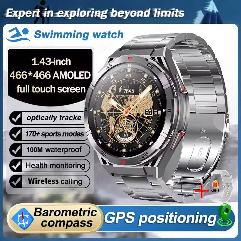 Leadoys X2B メンズ ラギッド スマートウォッチ  - Smartwatch Watches Best Gift For Men のレビューと価格