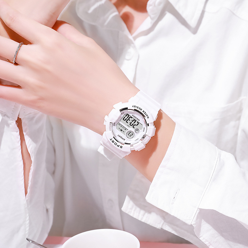 ファッションキッズ腕時計発光防水スポーツデジタル腕時計目覚ま - Smartwatch Watches Boys のレビューと価格