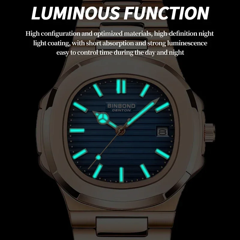新しいスイス製メンズカジュアルローズゴールド時計、メンズ高級 - Smartwatch Luxury Watches For Men のレビューと価格