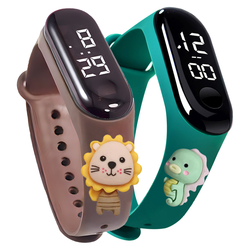 多色スマートウォッチ 子供用 男の子 女の子 ファッション  - Smartwatch Watches Boys のレビューと価格