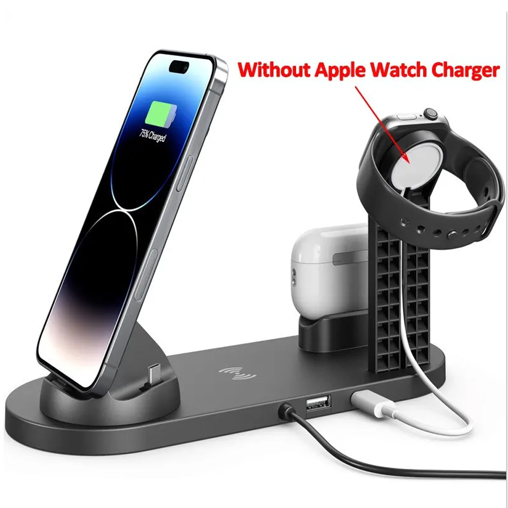 30W 7in1 ワイヤレス充電スタンドパッド iPhone - Smartwatch Watches For Iphone のレビューと価格