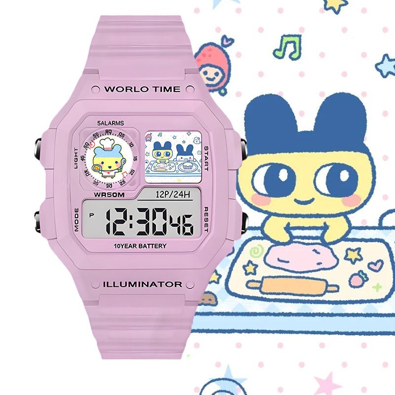 たまごっちスマート電子時計ビッグマウスジマミ学生用電子時計ク - Smartwatch Watches Smart のレビューと価格