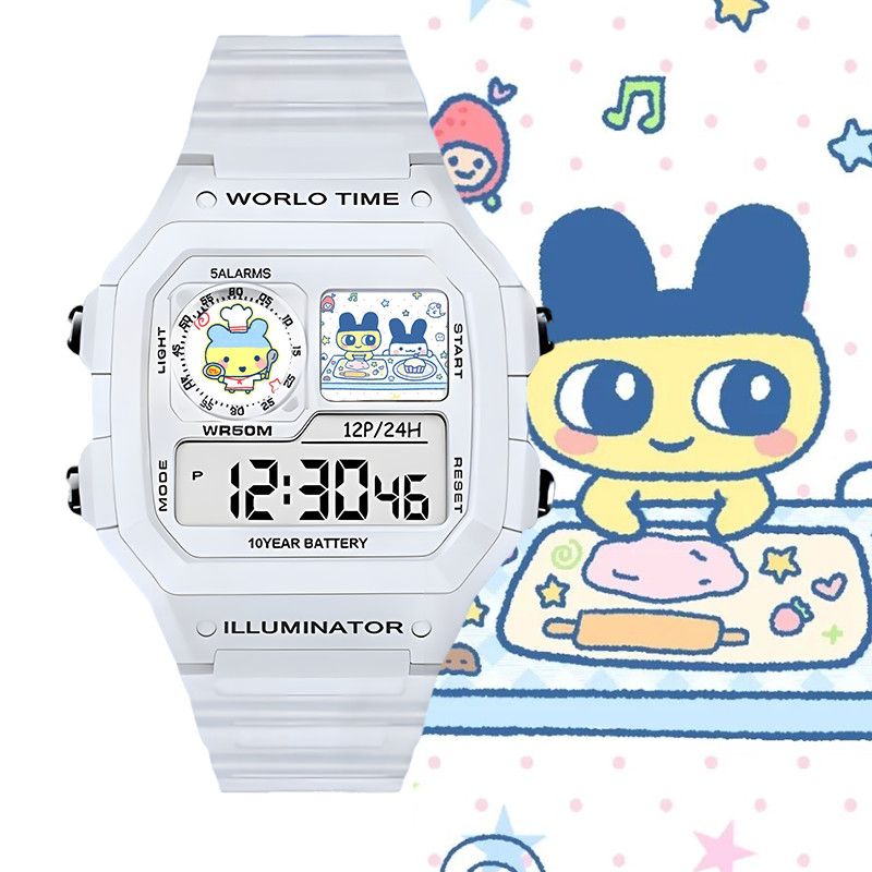 たまごっちスマート電子時計ビッグマウスジマミ学生用電子時計ク - Smartwatch Watches Smart のレビューと価格