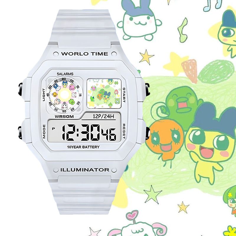 たまごっちスマート電子時計ビッグマウスジマミ学生用電子時計ク - Smartwatch Watches Smart のレビューと価格