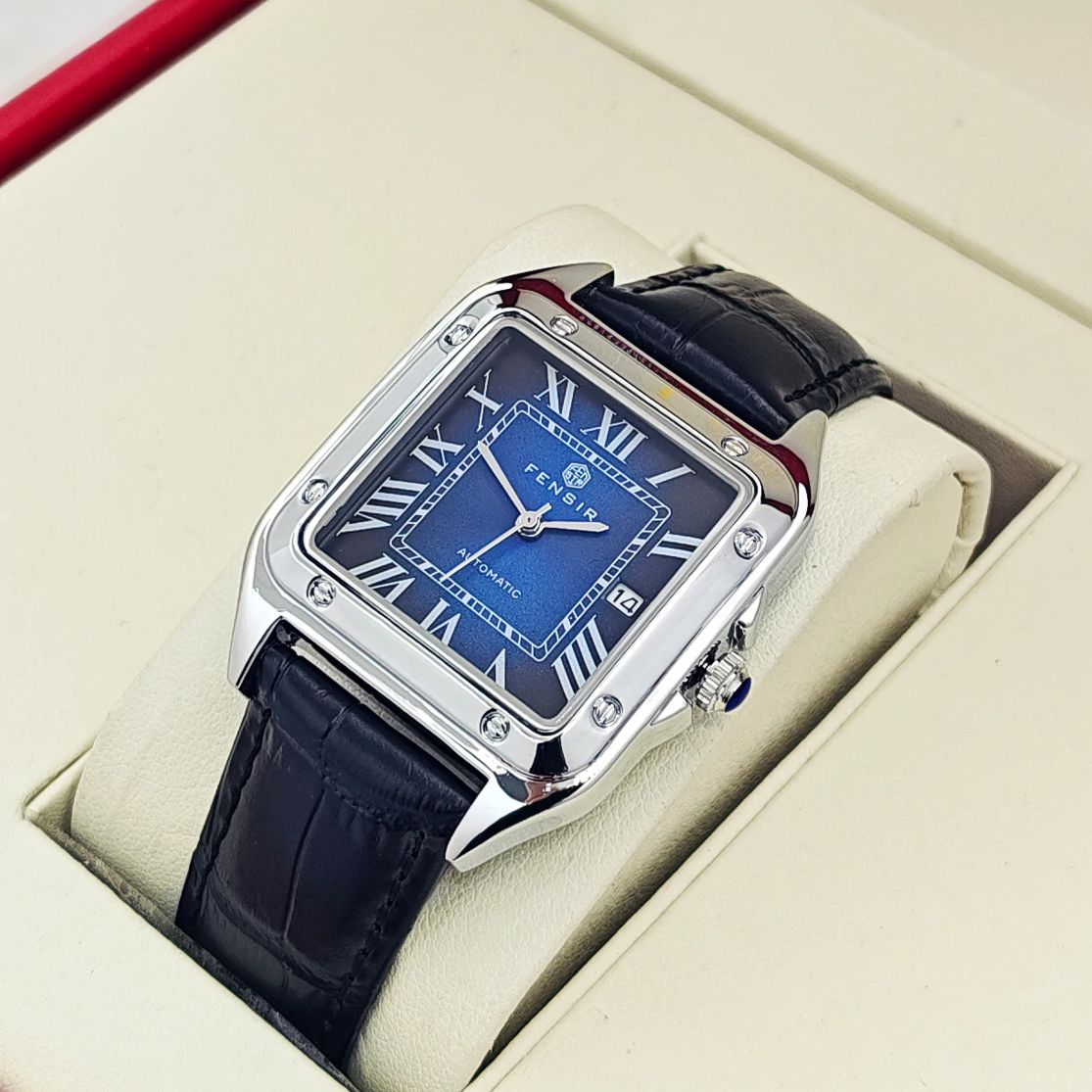 新しい高級ビジネスカジュアルメンズクォーツ時計、スクエアダイ - Smartwatch Watches Brand Name のレビューと価格