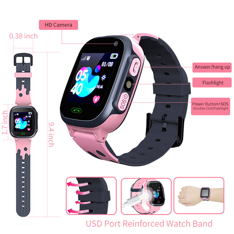キッズスマートウォッチ 防水スマートウォッチ 子供用 男の子 - Smartwatch Watches Boys のレビューと価格