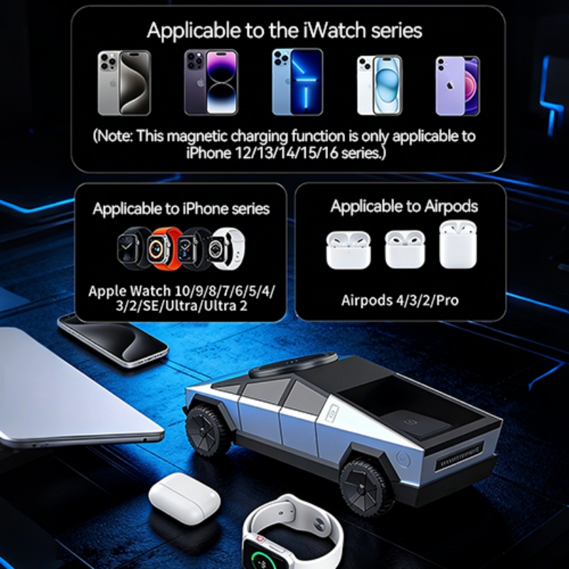 デスクトップスタンド 3-in-1 サイバードック ワイヤレ - Smartwatch Watches For Iphone のレビューと価格