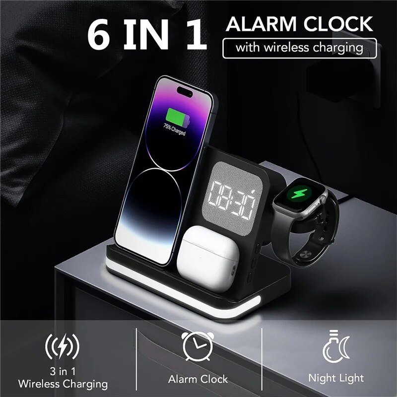 ワイヤレス充電器スタンド iPhone 15 14 サムスン - Smartwatch Watches For Iphone のレビューと価格