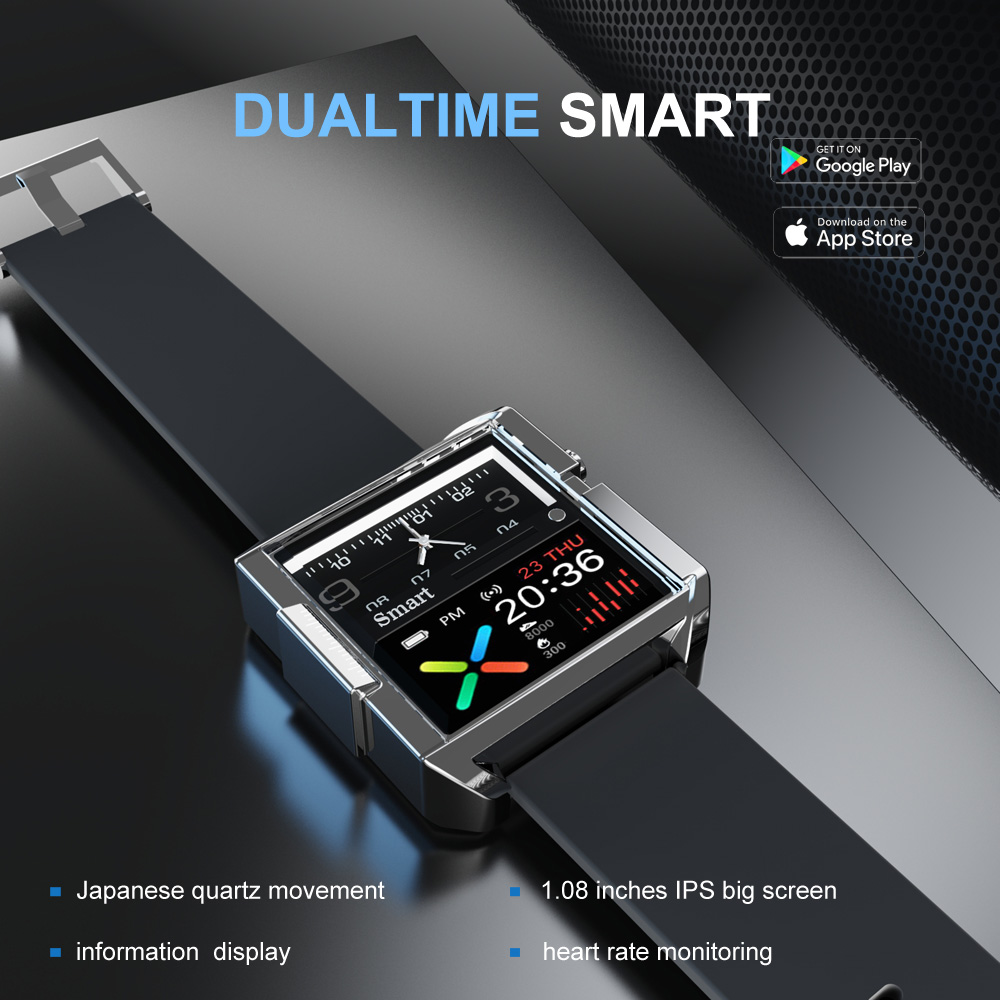 コネクテッドウォッチT9,ハイブリッドリストバンド,防水,心 - Altimeter Compass Watch のレビューと価格