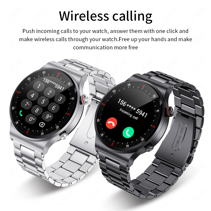 LIGE スマートウォッチ 2026 ホットセール ECG  - Smartwatch Watches For Sale のレビューと価格