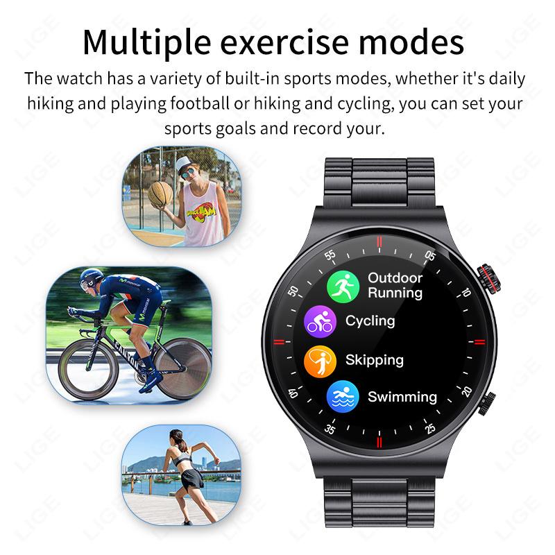 LIGE スマートウォッチ 2026 ホットセール ECG  - Smartwatch Watches For Sale のレビューと価格