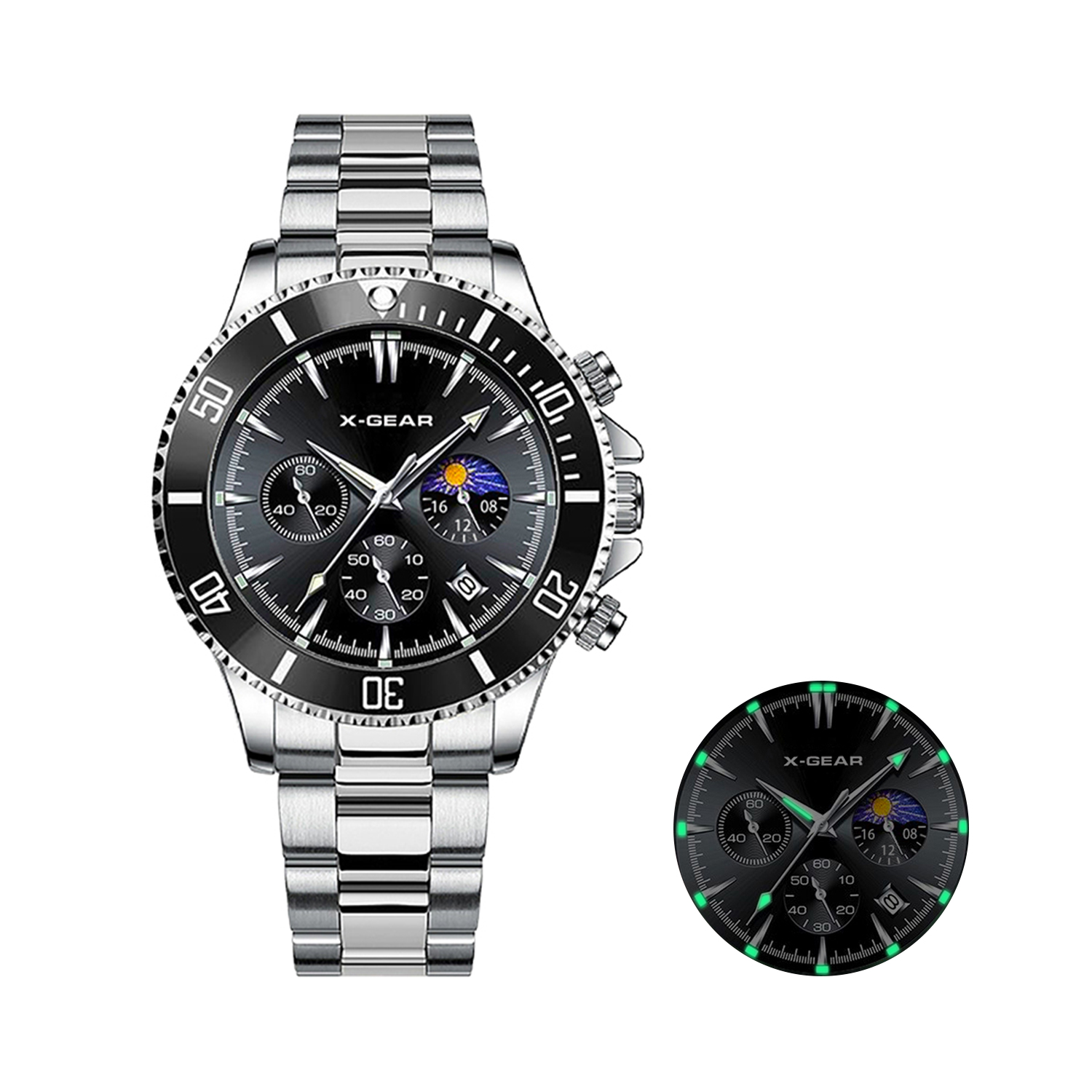 X-GEAR ファッションカレンダーメンズクォーツ時計高級ブ - Smartwatch Luxury Watches For Men のレビューと価格