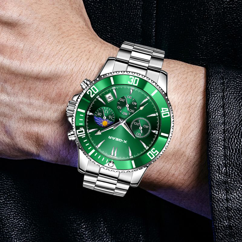 X-GEAR ファッションカレンダーメンズクォーツ時計高級ブ - Smartwatch Luxury Watches For Men のレビューと価格