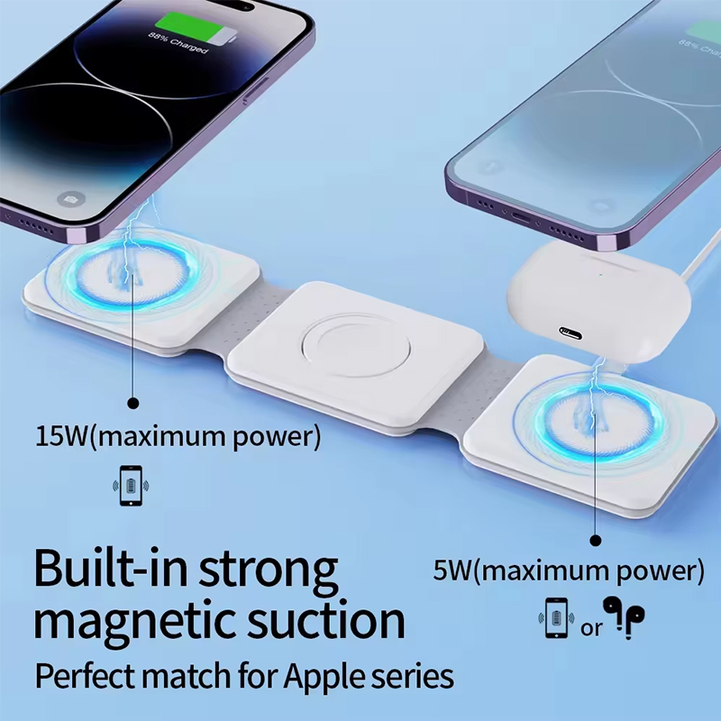ユニバーサルQi2磁気折りたたみ式充電ステーション、iPho - Smartwatch Watches For Iphone のレビューと価格