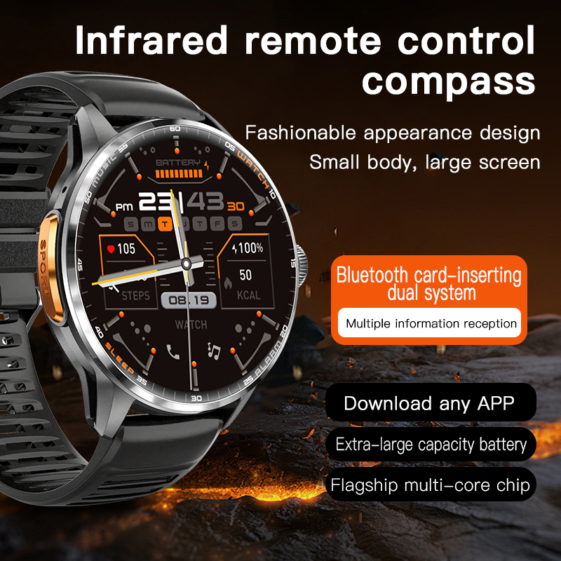 H100 グローバルスマートウォッチ Android 8.1 - Smartwatch Watches Smart のレビューと価格