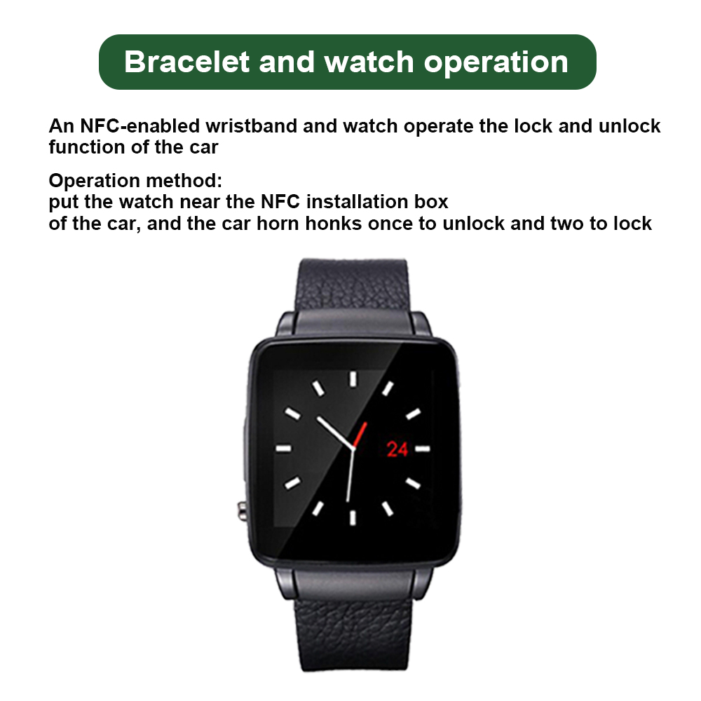 NFC携帯電話腕時計改造車NFCキーレスアクセスシステムスマ - Smartwatch Phone Watches のレビューと価格