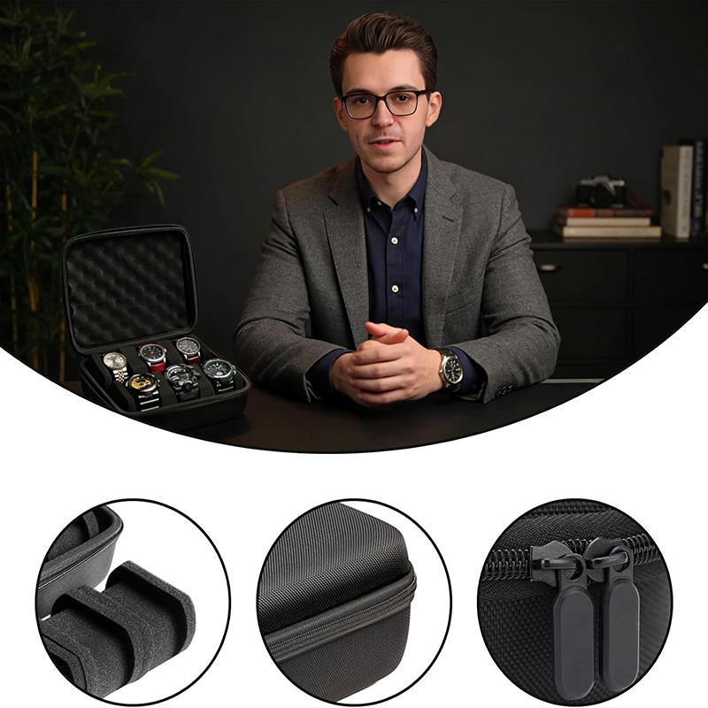 6スロット腕時計ケース 1個 |   ハードシェルトラベルオ - Tag Watches Smartwatch のレビューと価格