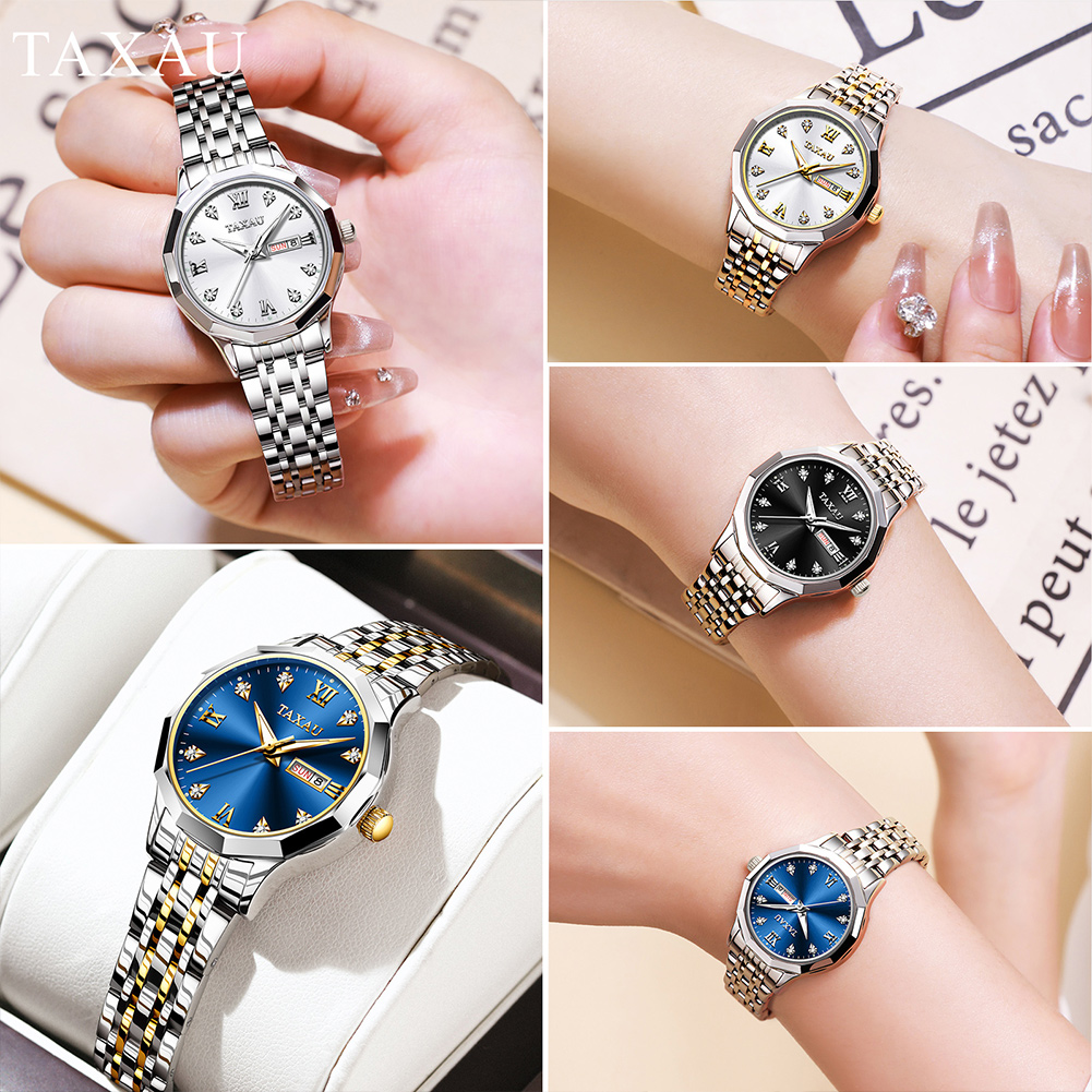 OLEVS ファッションゴールデン腕時計女性のためのステンレ - Minimalist Thin Watch のレビューと価格