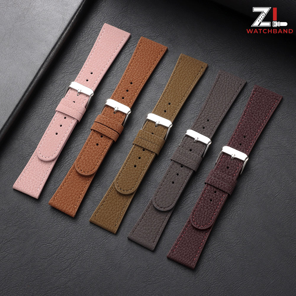 ライチ柄レザー製時計ストラップ 22mm ウォッチバンド パ - Smartwatch Purple Watches For Women のレビューと価格