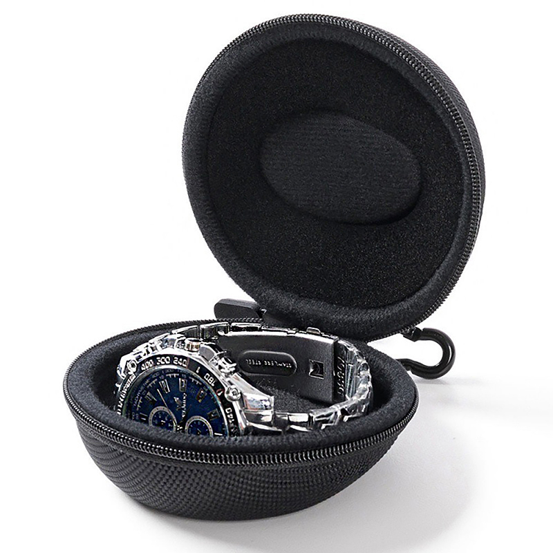 1pc 時計収納ボックス耐衝撃性ポータブルトラベルストレージ - Tag Watches Smartwatch のレビューと価格