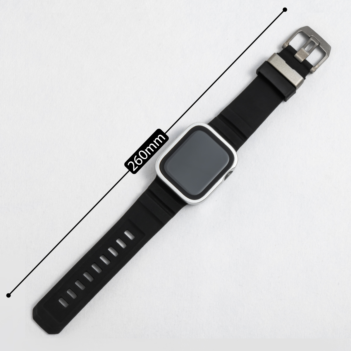 Apple Watch用防水ケース+シリコンバンド Ultr - Silicone Sport Band のレビューと価格