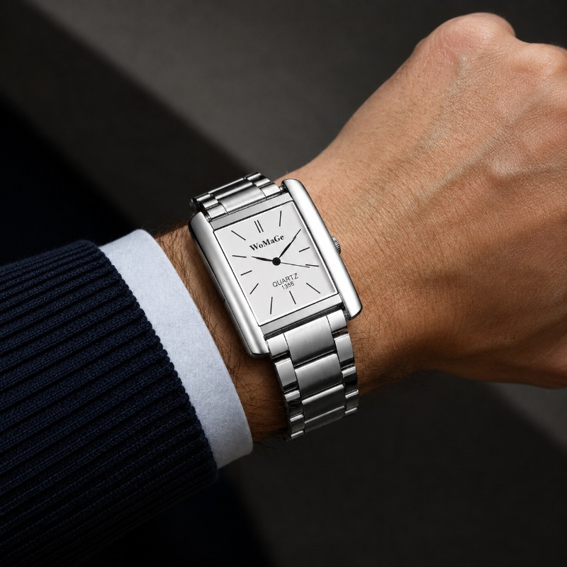 高級ステンレススチール製メンズ腕時計 ファッションシンプルな - Smartwatch Luxury Watches For Men のレビューと価格