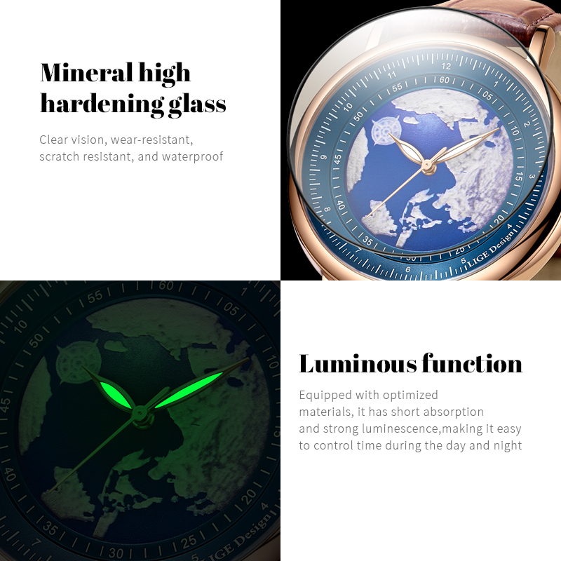 LIGE 2026新作トップブランド高級メンズ腕時計防水夜光 - Smartwatch Luxury Watches For Men のレビューと価格
