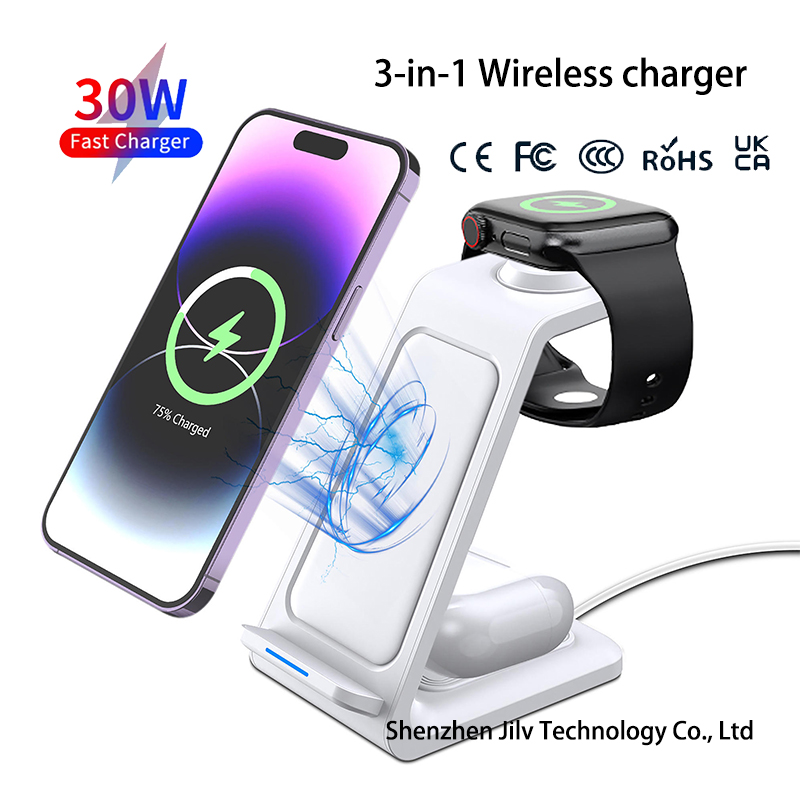 15W 3in1 ワイヤレス充電スタンド iPhone、Sa - Smartwatch Watches For Iphone のレビューと価格