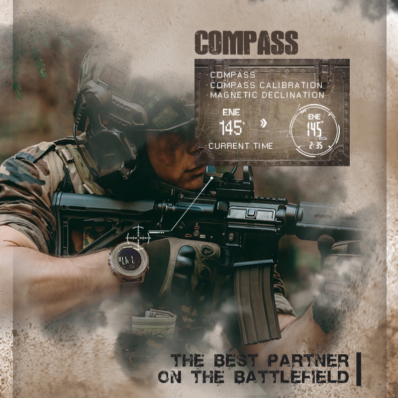 NORTH EDGE DESERT メンズデジタル腕時計 ア - Altimeter Compass Watch のレビューと価格
